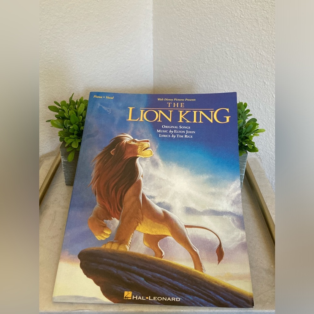 Walt Disney Presents The Lion King: Original Songs [Piano, Vocal]